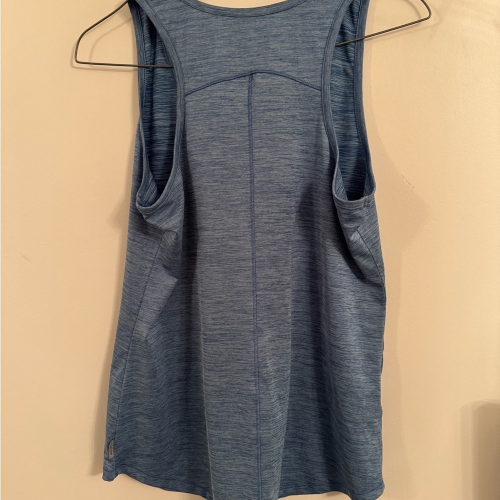 Eddie Bauer Heathered Blue Sleeveless Top - Picture 3 of 3